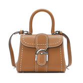 Full-Grain Leather Satchel/Shoulder Bag